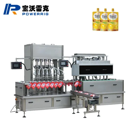 Mayonnaise and Liquid Food Pouch Filling Machine