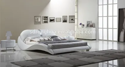 JY336 European home furniture modern leder bett