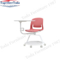 Training Chair with Plastic Armrest Training Chair With Writing Board Institutional Hall Chair Supplier