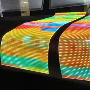 Flexible Transparent LED Display Panel for Glass Windows