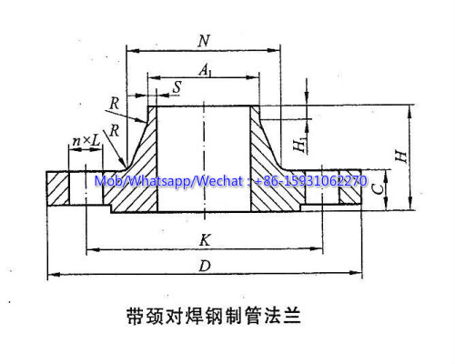 ASME B16.5クラス1500 WNパイプフランジ