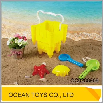 Children big colorful plastic shovel set sand beach toys OC0288908