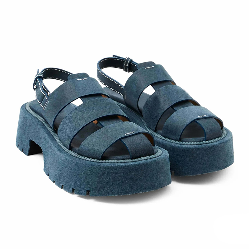 Chic Comfort Wedge Heel Closed-Toe Sandals