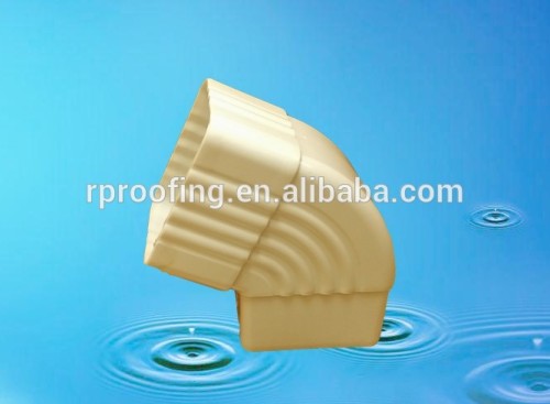 Wholesale pvc rain water gutter downspout,plastic rain water gutter made in China