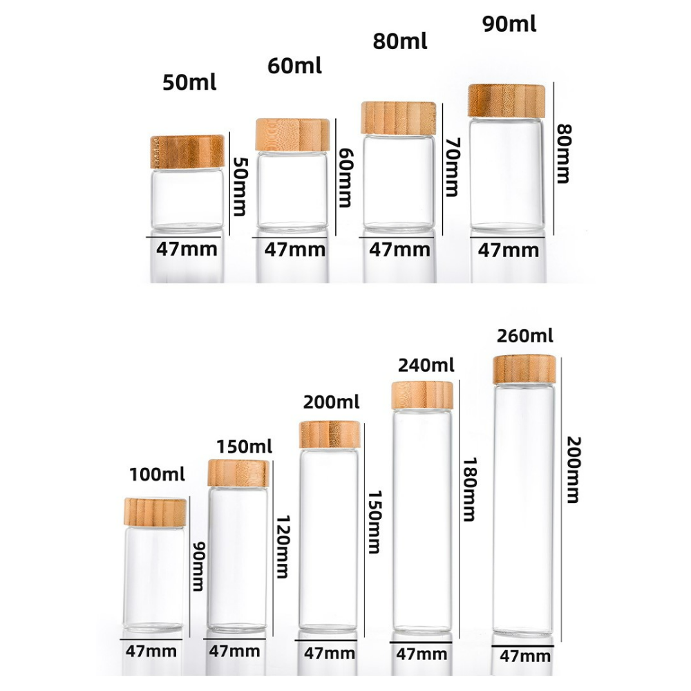 Borosilicate Glass Storage Jars