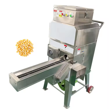 2kw mini stainless steel sweet corn peeler dan mesin perontok