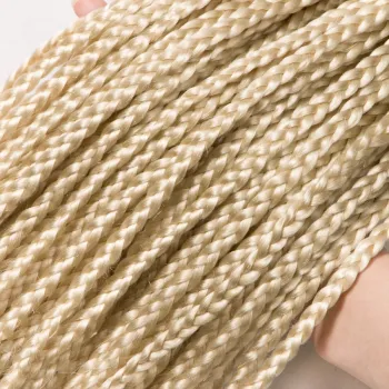 10 Pcs Short 14 Inch Box Braids Hair ombre Crochet Hair Extensions 22 roots/pack brown blond,black color synthetic Hair Afro