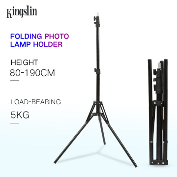Pigne d'équipement de photographie professionnelle: support d'éclairage du trépied pour l'utilisation du studio - compatible avec les réflecteurs, les lumières de remplissage, les caméras et les miroirs de maquillage