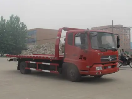 Dongfeng Tianjin Flatbed Wrecker Truck