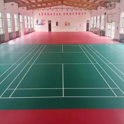 PVC Sport Floor Mats Badminton Court Mat