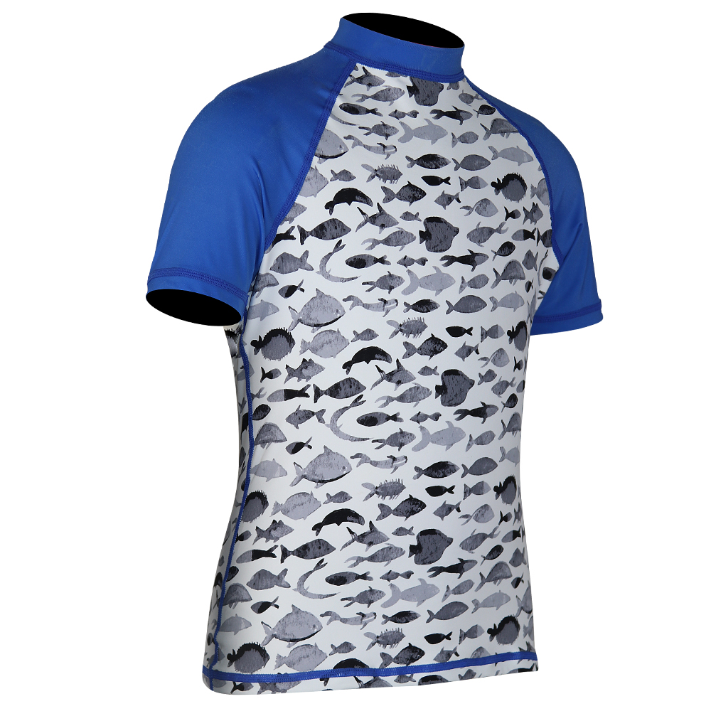 Seackin Boys Short Sleeves Fish Pattern Guards Εξαργυρώ