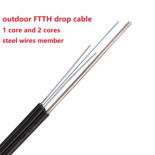 China outdoor steel figure 8 fiber drop cable ftth Factory