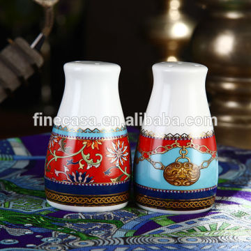 Fine Bone China Luxury Salt and Pepper Holder of Grand Banquet