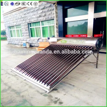Solar water heater for appliances bathroom