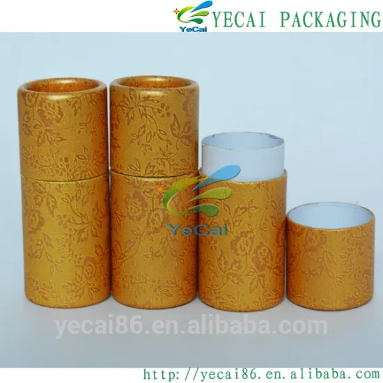 Luxury recycled paper candle packaging boxes with CE certificate