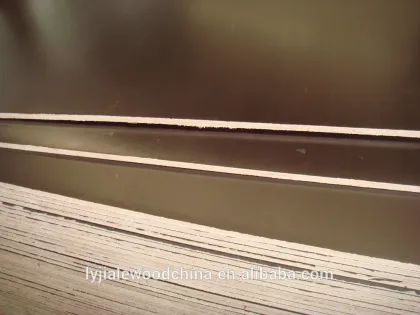 hardwood core,12mmX1220X2440,brown film faced tego plywood for South Korea market