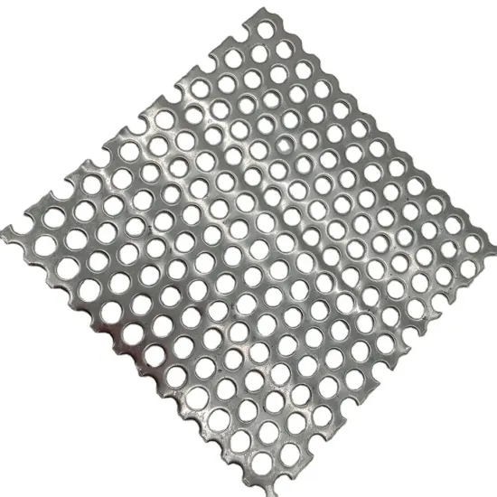 304 Stainless Steel Punched Plate Balcony Flower Stand Pad - Anti-Theft Mesh & Anti-Falling Perforated Metal Mesh