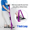 Purple Mobility Strap for Elderly Leg Lifter Safety