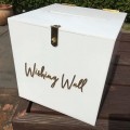 Square Gold Pink Acryl Wishing Well Box