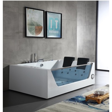 Acryl Whirlpool Massage Badewanne mit Light 7 Farbe