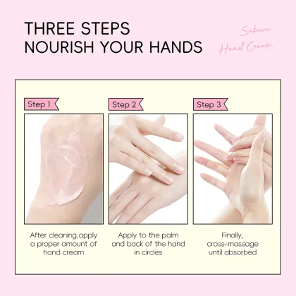 LAIKOU 30g Hand Cream - Smooth Skin, Moisturizing, Refreshing, Radiant, Japan Sakura