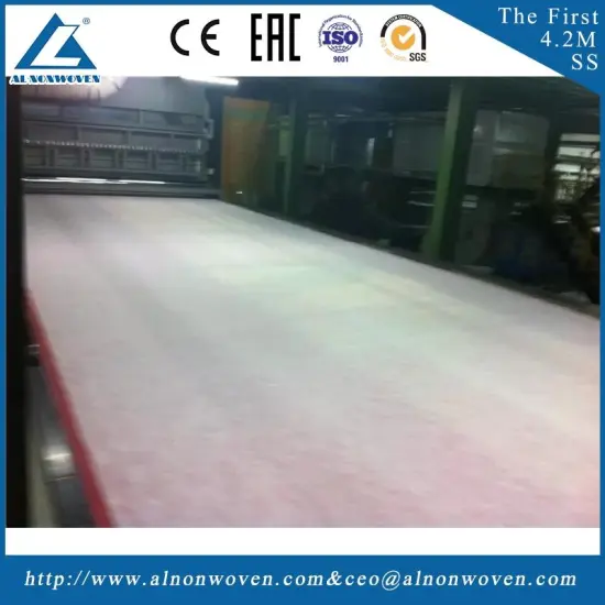 High speed AL-4200 SS 4200mm pp spunbond nonwoven machine for wholesales