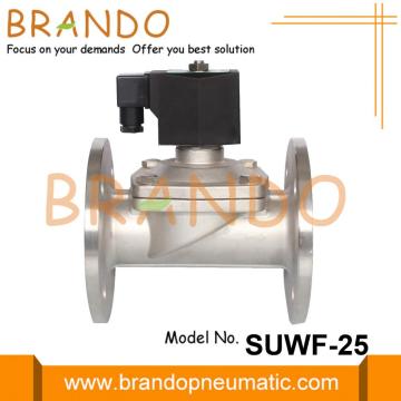 1'' Flanged Water Solenoid Valve Stainless Steel 220V