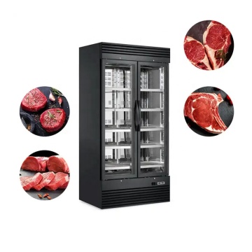 Factory-Price Stainless Steel 2-Door Meat Aging Refrigerator for Dry-Aging Beef and Steak