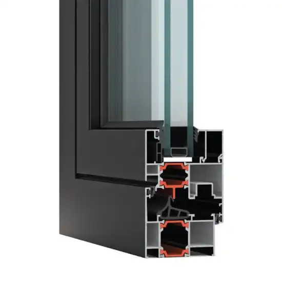 Thermal Break Insulated Aluminium Casement Window Profiles