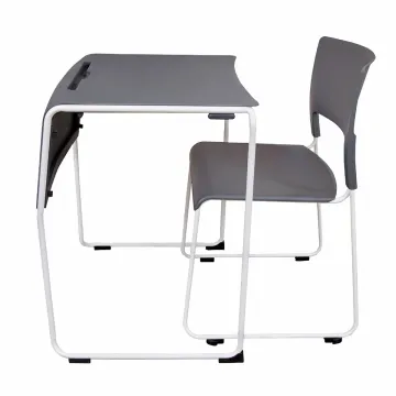 Lightweight Stackable Desk and Chair Set for School Students: Portable Student Table Furniture