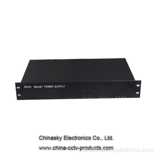 12VDC 13A 16output رف جبل cctv امدادات الطاقة