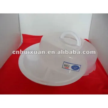 clear plastic cake box/saver with cover/resuable cake boxes