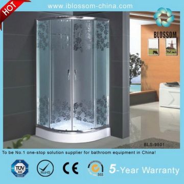 semi frameless shower screens