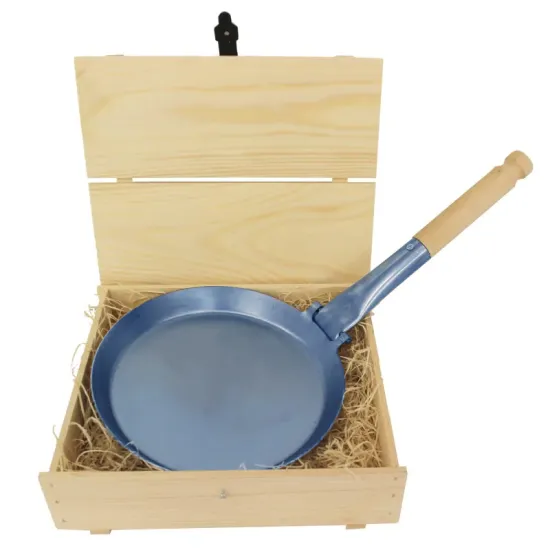 Carbon steel griddle paella roasting pan outdoor camping Bbq barbecue nonstick frying pans skillet