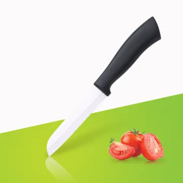4 inches ceramic santoku knife with sheath