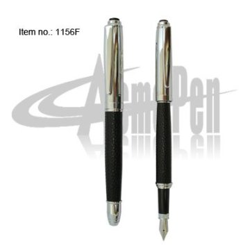 Classic PU leather fountain pen