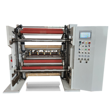 Roll-to-Roll-Rewinder: Stoffschlitz- und Schneidemaschine