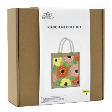 DIY Punch Needle Bag with Floral Pattern: Crafting Guide and Design Tips