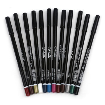 Eyeliner &amp; bibir eyel yang mudah untuk warna air semulajadi