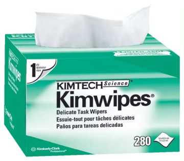ورق المسح البصري Kimwipes Ftth - 280pcs/box لتنظيف الألياف