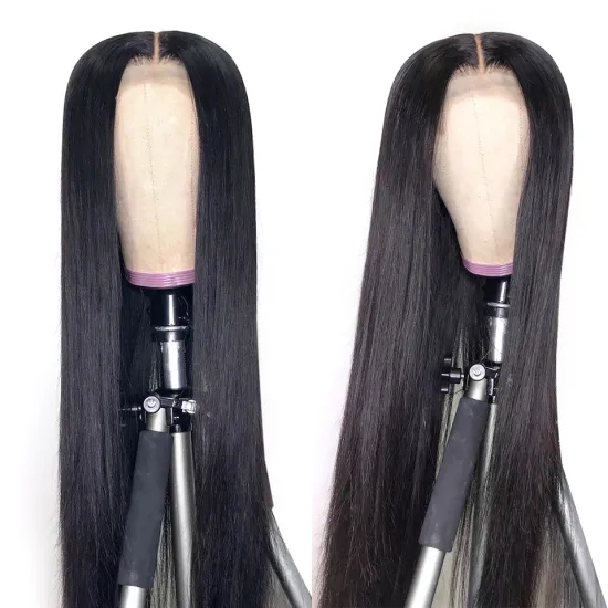 Top Quality 150% 180% Density Unprocessed Original Real Virgin Brazilian Human Long Hair Lace Front Cuticle Aligned Wig