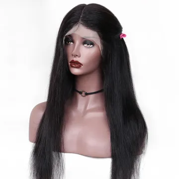 Unprocessed 100% Human Hair Full Lace Wig Preplucked Bleached Knots Human Hair Lace Wig Lace wig Hd Human Hair 360