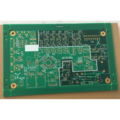 6 layer PCB with Matt green Solder