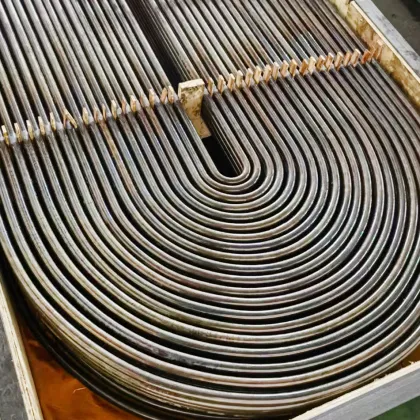 Heat exchanger type electric heating U-bend