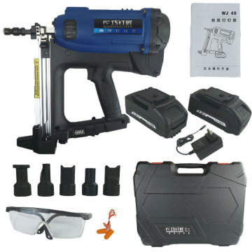 Cordless Electric Nail Gun for Woodworking with Battery-Powered Pneumatic Function