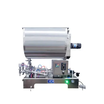 Single-Headed Pneumatic Paste Filling Machines for Olive Oil, Chili Jam: Efficient U-Shaped Stirring Technology