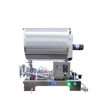 Single-Headed Pneumatic Paste Filling Machines for Olive Oil, Chili Jam: Efficient U-Shaped Stirring Technology