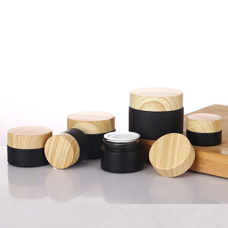 30g cream jar with bamboo lid