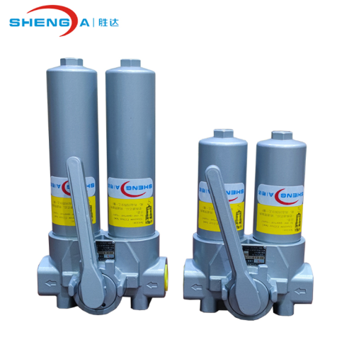 Aluminiumhydraulic Double Inline Filter Series -Produkt -Filterserie