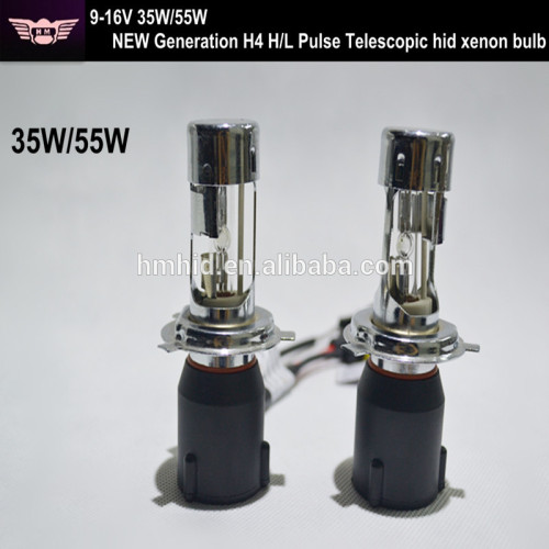 New arrival H4 pulse telescopic h4 hi lo hid xenon bulb